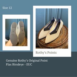 Rothy’s Original Point in Flax Birdseye